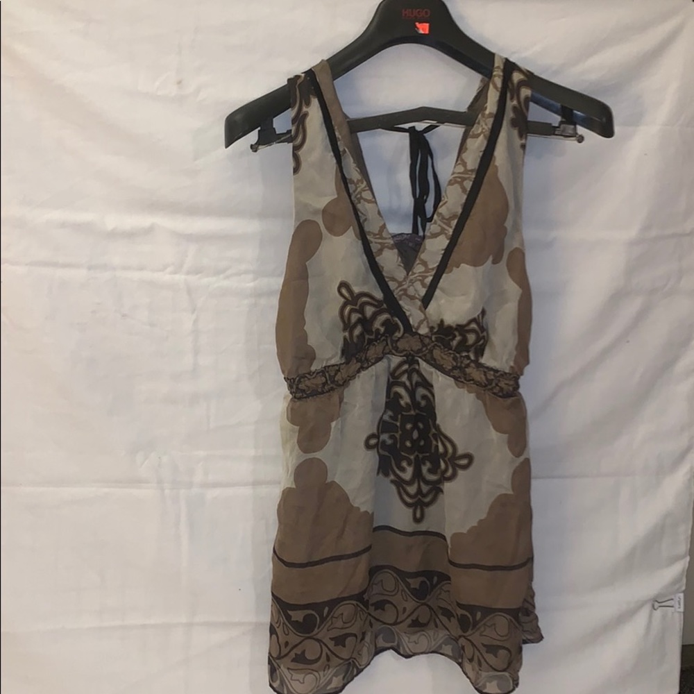 Hale’ Bob Paris Los Angeles size M halter blouse